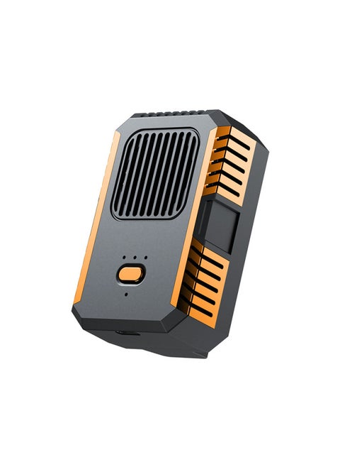 Semiconductor Mobile Phone Radiator Icing Model Back Clip Type Ice Porcelain Refrigeration Cooling Rechargeable Even Hot Plate Generation-Color:Black-[direct Plug-in Model Without Lights Or Semiconductors]