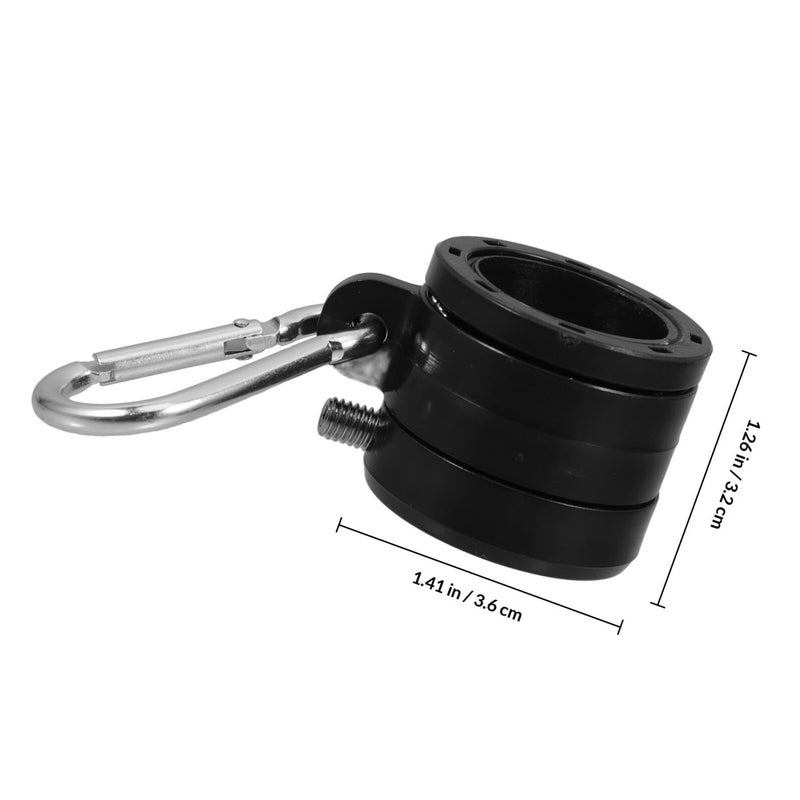 2 Sets 1 Inch Dark Color Flag Pole Mounting Clips And Rotating Rings For Outdoor Flagpole Hardware Kit - Image 3