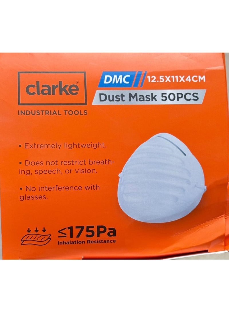 كلارك Clarke Dust Mask 50 Pcs - Image 3