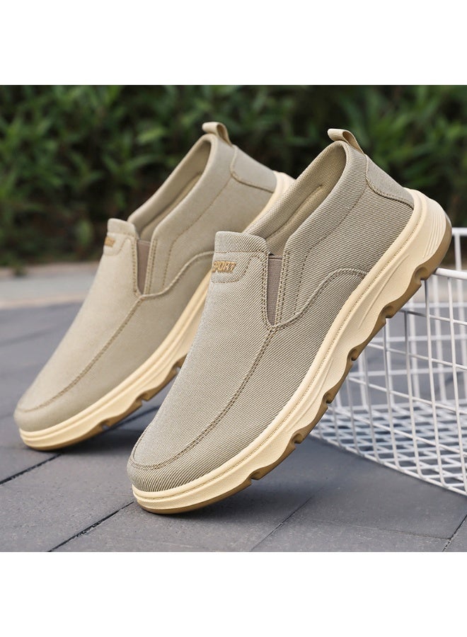 NIBEMINENT Men Canvas Sneakers with Soft Soles Casual Breathable Non-slip Men's Cloth Shoes Boat Shoes Men Comfortable Vulcanized Shoes - Image 2