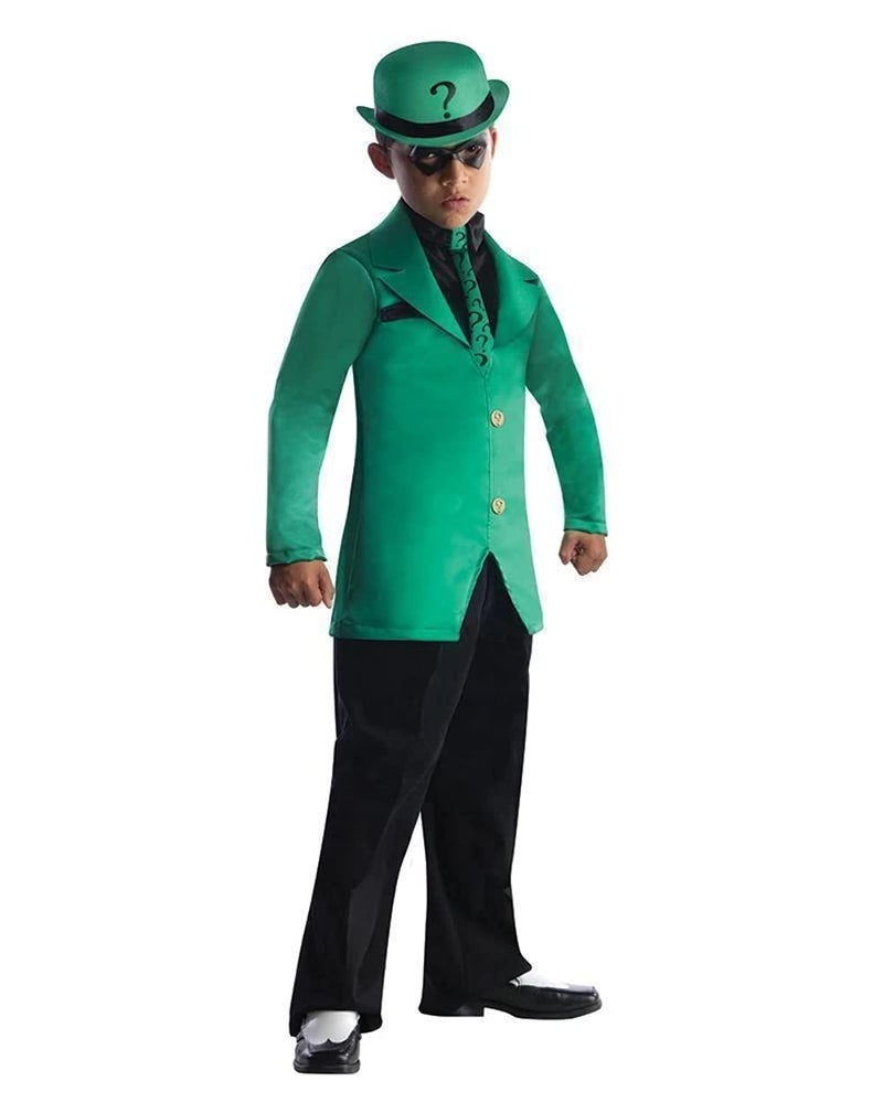 Rubies DC Comics Villains: The Riddler Costume for Kids by Rubies, Boy's Large - Image 5