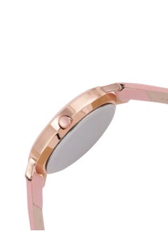 French Connection Women's Analogue Quartz Pink Leather Band Watch FCN0008E-R - 35mm  - Image 2