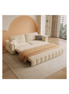 AWD Sofa Bed, Pull-out Sofa Come Bed with Storage Box Side Pockets USB Port  Convertible Sofa Bed, Daybed with Storage , Sofa Bed Living Room Furniture  - Image 4