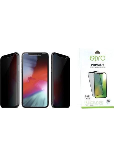 EPRO Apple iPhone Xr Full Covering 5D Ghost Privacy Glass  - Image 2