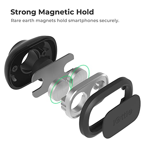 iOttie iTap 2 Magnetic Dashboard Car Mount Holder || Cradle for Samsung Galaxy S22, Google Pixel 7, Motorola Moto G, OnePlus 10, Sony Xperia & Other Android Smartphones - Image 3
