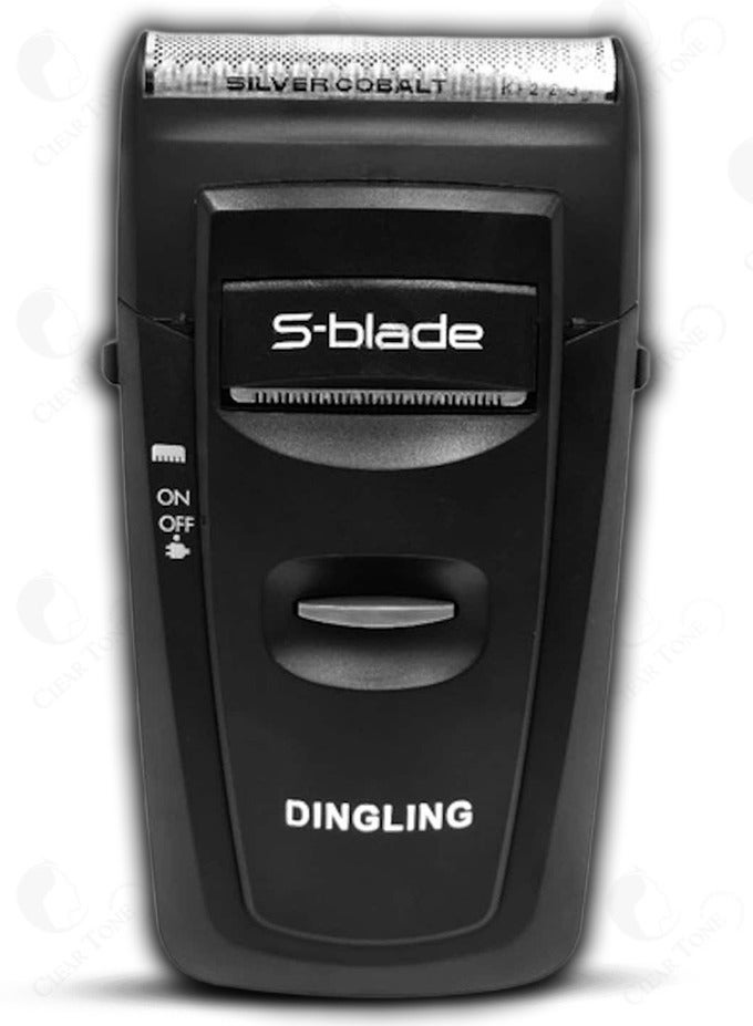 دينجلينج ماكينة حلاقة عملية قابلة لإعادة الشحن مع شفرة داخلية حادة وشفرات دقيقة بقطر 50 مم لحلاقة دقيقة | شحن يدوم 8 ساعات واستخدام طويل | ماكينة حلاقة رجالية محمولة قابلة لإعادة الشحن - Image 1