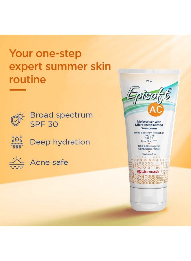 إيبيسوفت مرطب جلينمارك ايه سي مع واقي من الشمس بمعامل حماية 30+ وفوائد مضادة لحب الشباب ومكافحة فرط التصبغ للجنسين 75 جرام × عبوة من قطعتين - Image 2