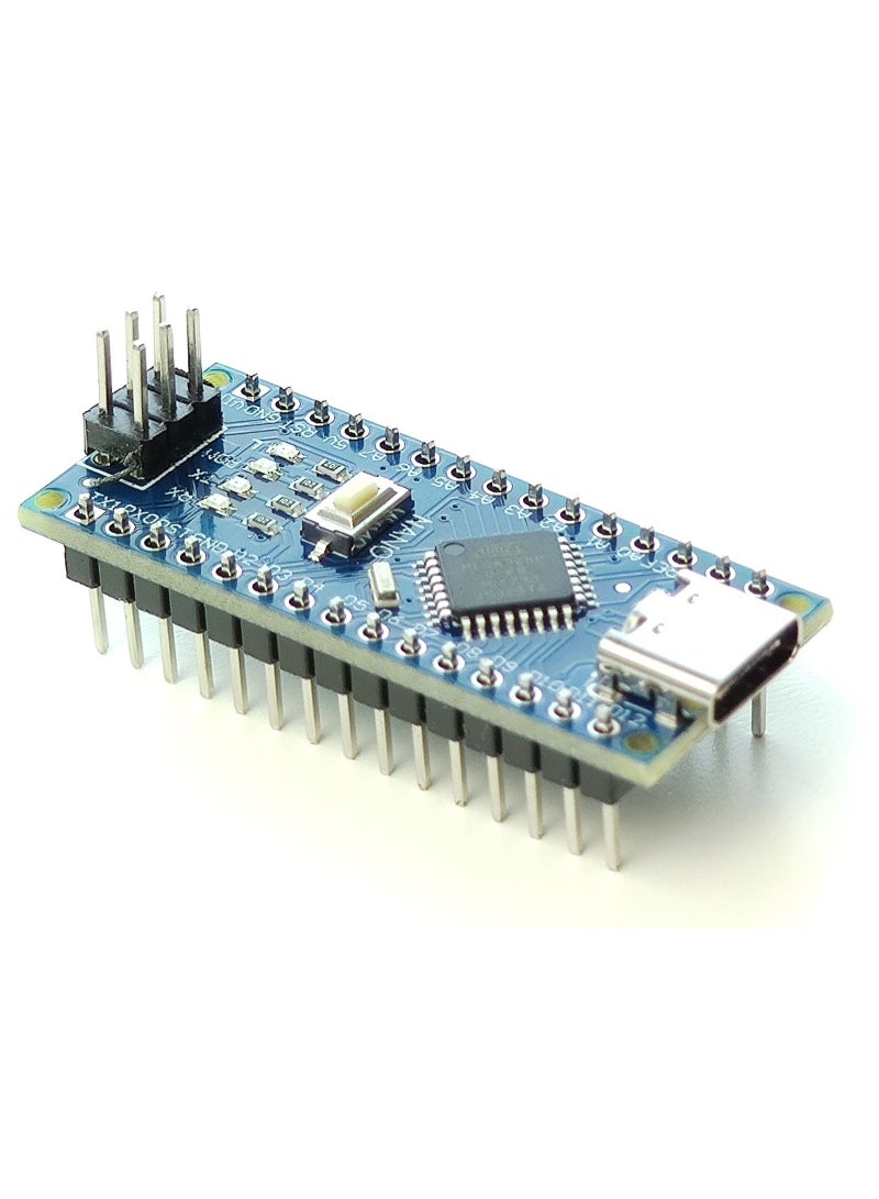 Arduino Nano ATmega328P Microcontroller Board - USB Type-C & CH340 Chip