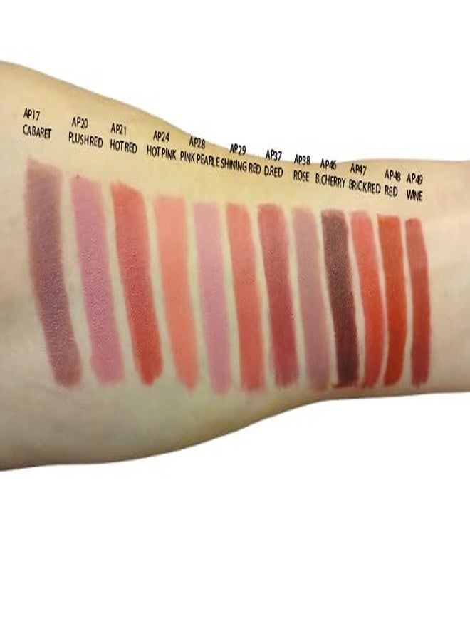 Nabi Retractable Waterproof Lipliner Pencil, Smudge-Proof, Long-Lasting,Professional Makeup for Sensitive Lips, 12-Pack Assorted (Red Tone,5) - Image 3