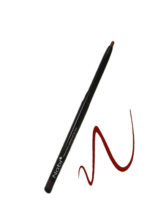 Nabi Retractable Waterproof Lipliner Pencil, Smudge-Proof, Long-Lasting,Professional Makeup for Sensitive Lips, 12-Pack Assorted (Red Tone,5) - Image 2