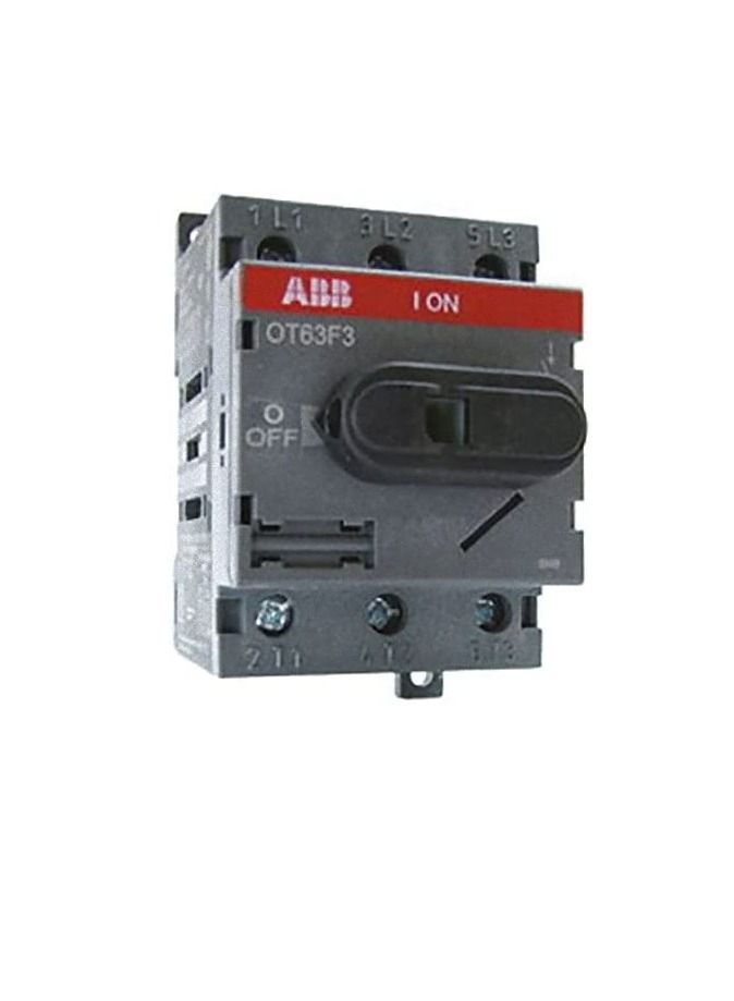 ABB ISOLATOR OT63F3 63A 3P (W/SHAFT OXS6X180+HANDLE OHBS2AJ) 1SCA105332R1001+1SCA101659R1001+1SCA105213R1001 - Image 2