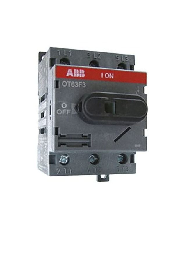 ABB ISOLATOR OT63F3 63A 3P (W/SHAFT OXS6X180+HANDLE OHBS2AJ) 1SCA105332R1001+1SCA101659R1001+1SCA105213R1001 - Image 3