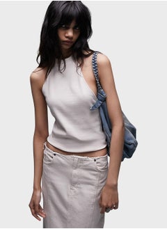 TOPSHOP Halter Open Back Top  - Image 1