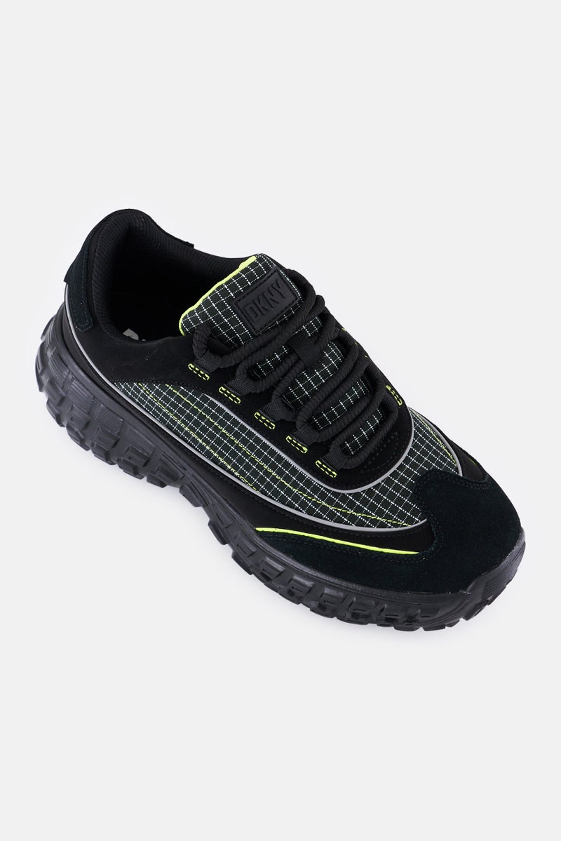 DKNY Men Medium Lace Casual Shoes, Black - Image 1