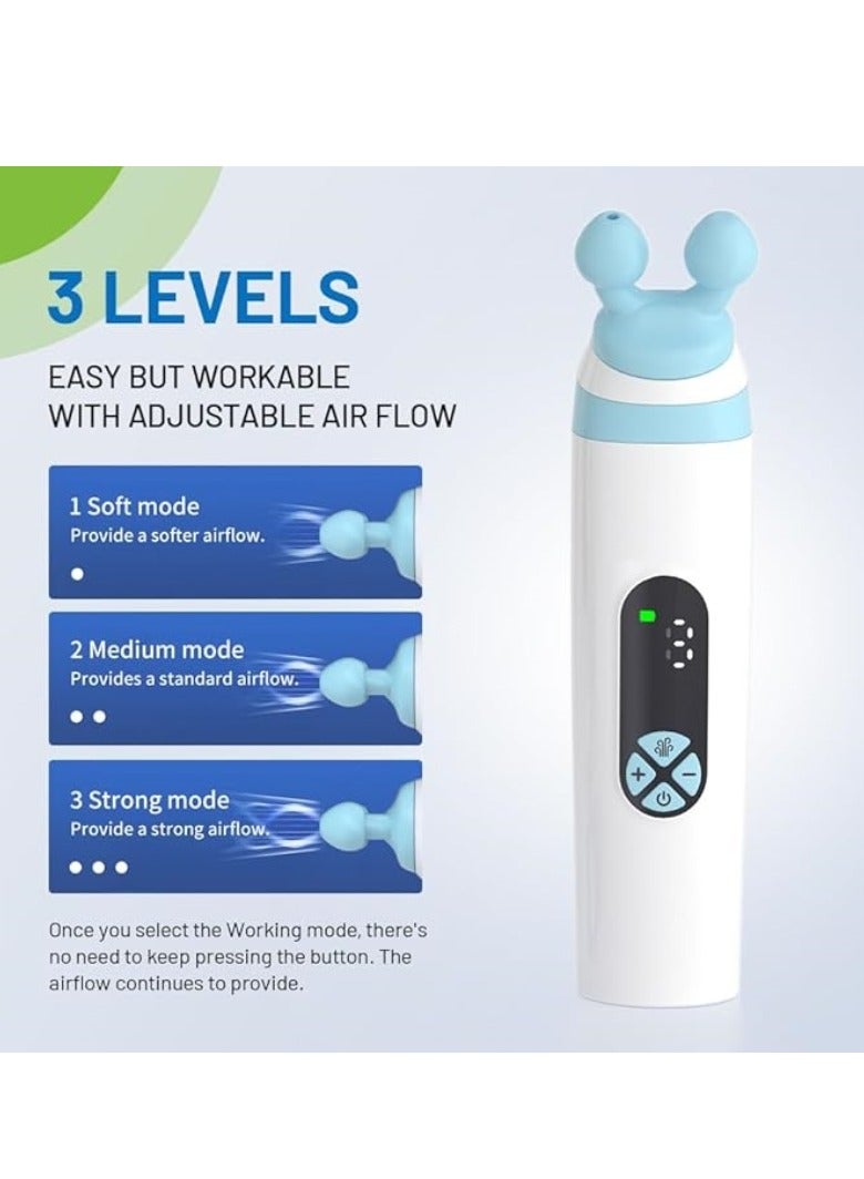 إم مياويان جهاز تخفيف ضغط الأذن الأنبوبي | يفتح الأذنين، يوازن الضغط ويخفف طنين الأذن جهاز كهربائي لتخفيف ضغط الأذن وفتحها يوازن ضغط الأذن لتحسين طنين الأذن وتخفيف آلامها | عناية بالأذن للسفر، الغوص والسباحة - Image 5