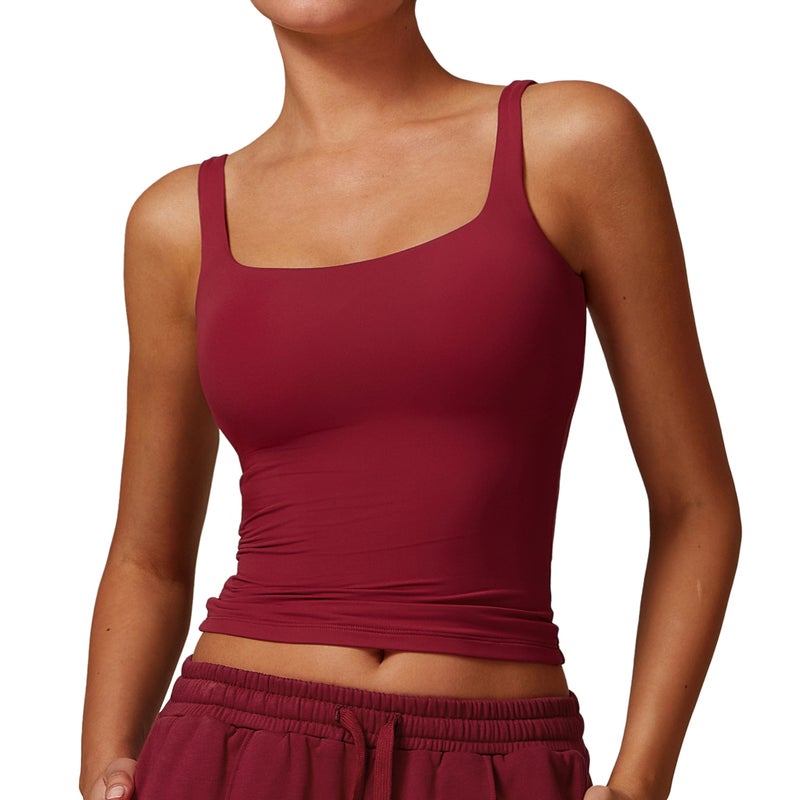 Women's Quick-Dry Yoga Vest Sleeveless Racerback Sports Top - Image 5