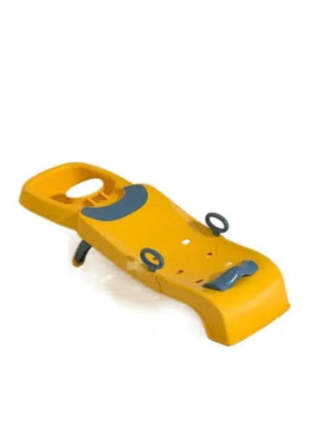 ممز بلانيت مقعد حمام للاطفال من عمر 6 اشهر فما فوق من السيليكون الآمن علي الاطفال من ممز بلانيت، بانيو حمام للاطفال الجالسين، كرسي استحمام بتصميم مفتوح للاطفال من عمر 6-12 شهر، مقعد حمام صغير غير قابل للانزلاق، مقعد حمام صغير للاطفال - Image 2