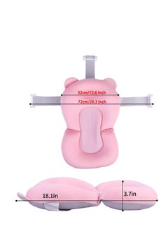 MUMS PLANET Baby Bath Pillow Baby Bathtub Pad Newborn Bath Pillow  with Ergonomic Bath Pillow for Bathtub Baby Space Saving Bath Pad for Newborns, for 0-12 Months Baby Bath from MUMS PLANET  - Image 4