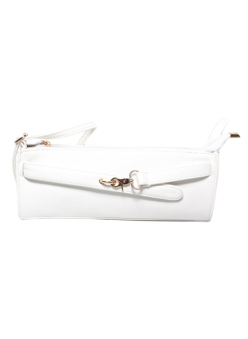Glitter Women Hand Bag - White - Image 2