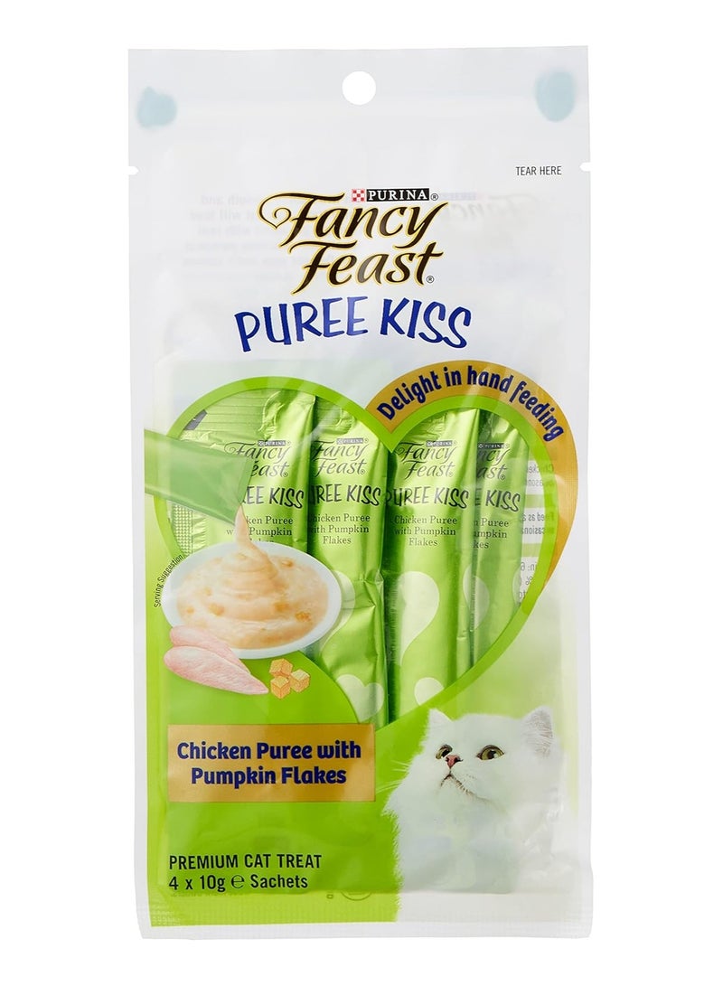 Purina Fancy Feast بوريه قبلة دجاج مع رقائق اليقطين - Image 1