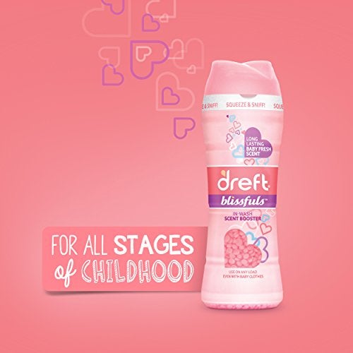 Dreft كرات تعزيز رائحة الغسيل درفت بليسفولز، رائحة بيبي فريش، 24 أونصة - Image 4