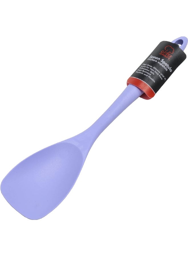 Chef Craft Premium Silicone Stain Resistant Spoon Spatula Pastel Blue 11.5inch 13967 - Image 2