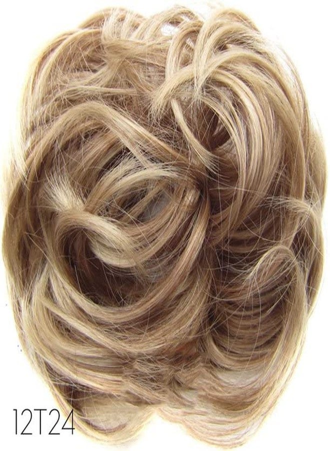 Chanderkash Messy Bun Hair Extension for Women - Juda Hair Buns - Fake Donut Maker Scrunchies with Elastic Band - Natural Brown - 1 Pc (25g) - Instant Volume & Fullness - Image 2