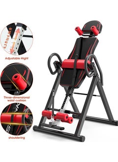 Garlo Inversion Table for Back Pain Relief, 150KG Capacity Strength Training Inversion Equipment, Decompression Table for Pain Therapy Training with Safe Belt & Comfortable Ankle Holders  - Image 5