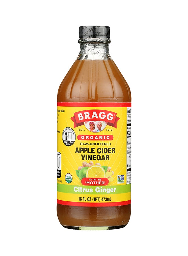 Bragg Organic Apple Cider Vinegar With Citrus Ginger  - Image 1