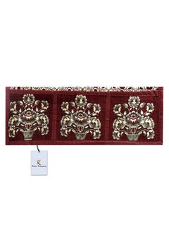 Kuber Industries Kuber Industries Cotton Refrigerator Cover Set With 6 Utility Pockets (Maroon)  - Image 3