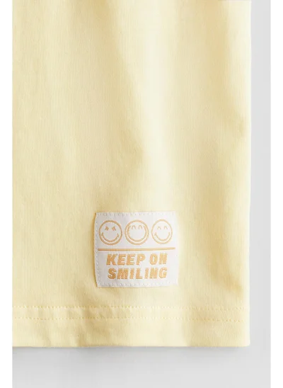 اتش اند ام Oversized printed T-shirt