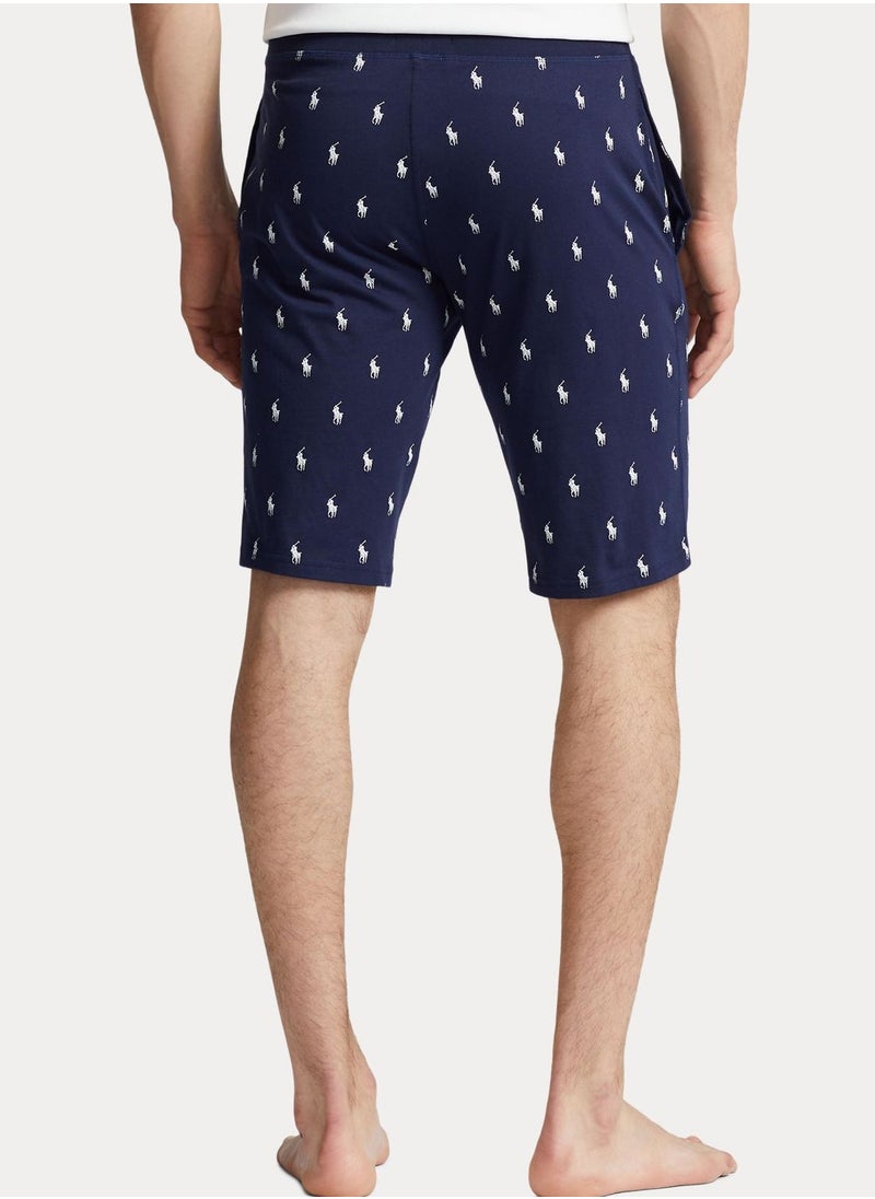 POLO RALPH LAUREN - Printed Drawstring Detailed Shorts - Image 1