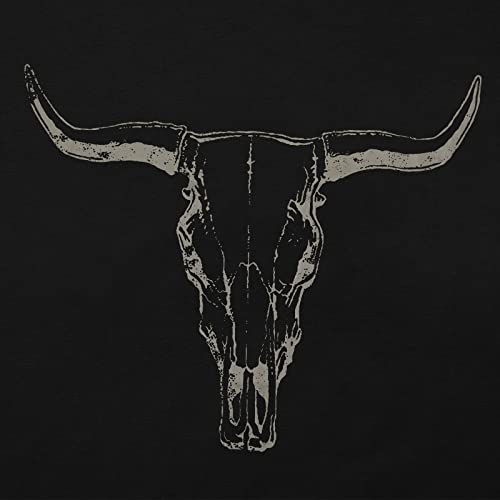 UNIQUEONE Boho Cow Skull Shirt Women Cowgirl t Shirt Vintage Western Rodeo Graphic Tee Short Sleeve Bull Skull Casual Top - Image 4