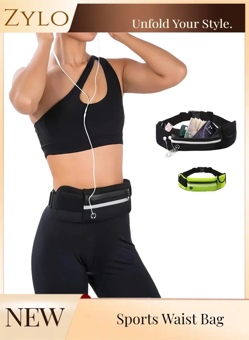 Zylo Black sports waist bag - Image 1