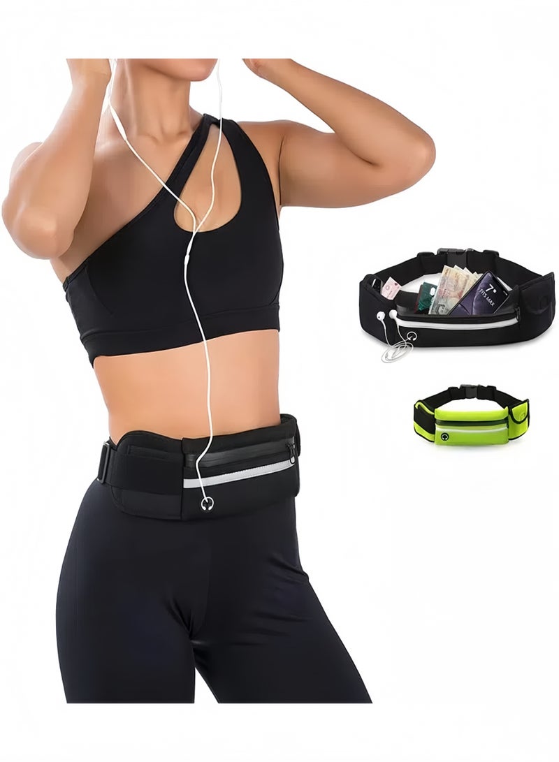 Zylo Black sports waist bag - Image 2
