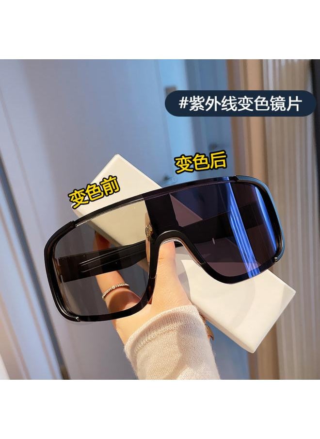 Generic Outdoor Large Frame Riding Sunglasses Ski Goggles Windproof Goggles Mountaineering Highway Mountain Bike Bike Sports Sunglasses 