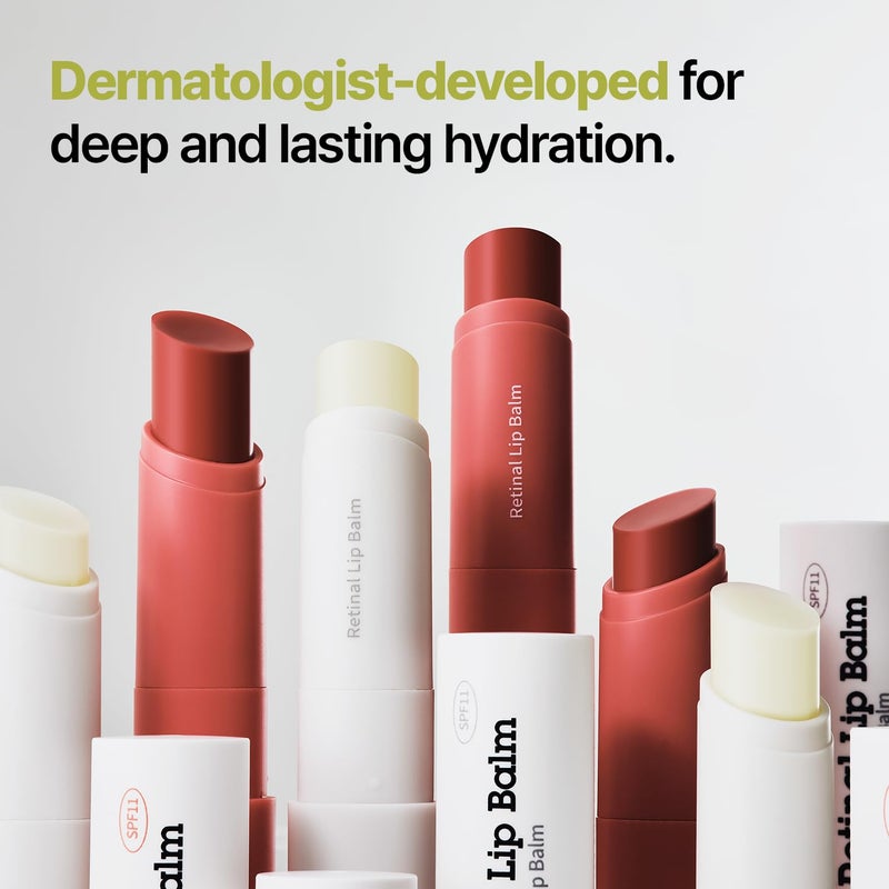 Dr.Different Retinal Lip Balm Clear, Anti-Wrinkle Lip Treatment with Deep Hydration & Long-Lasting Moisture, K-Skincare made by Korean Dermatologist, 0.14oz - Image 4