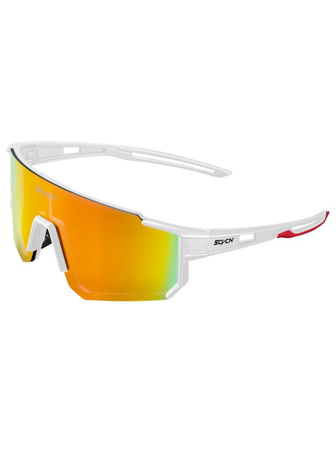 SCVCN New Men And Women Outdoor Riding Sunglasses Conjoined Bicycle Sandproof Glasses Sports Sunglasses - Image 1