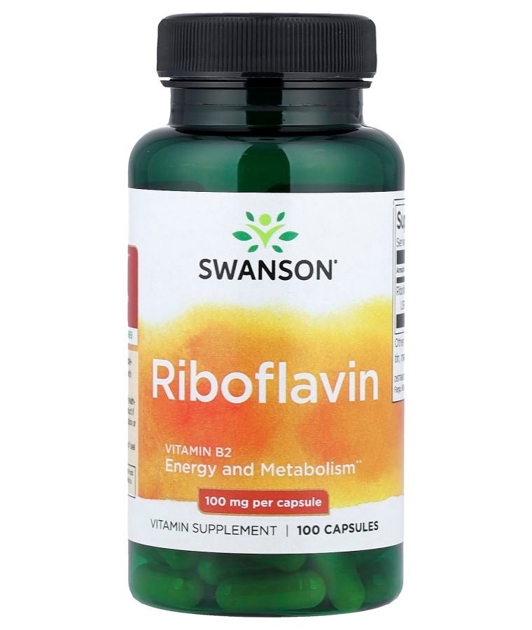 SWANSON Riboflavin 100 mg 100 Capsules