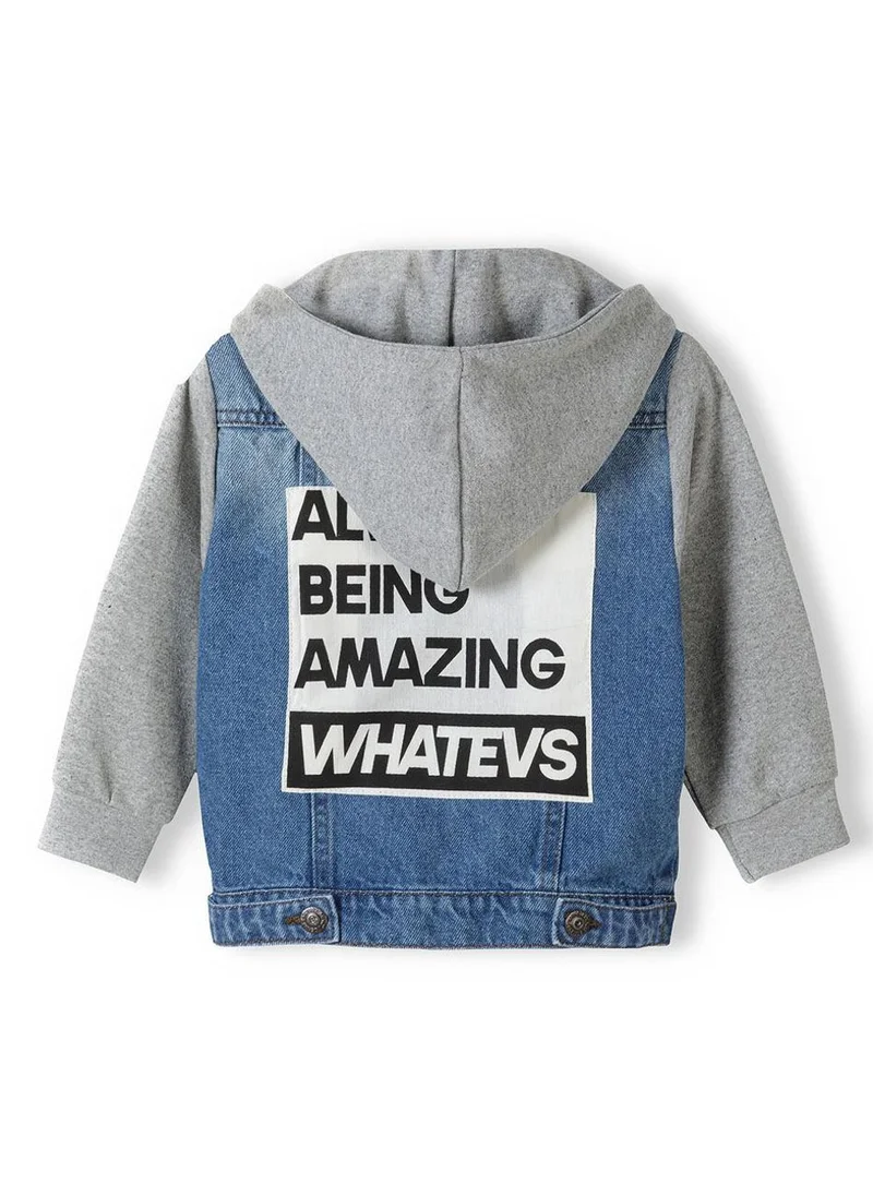MINOTI Kids Denim Hooded Jacket