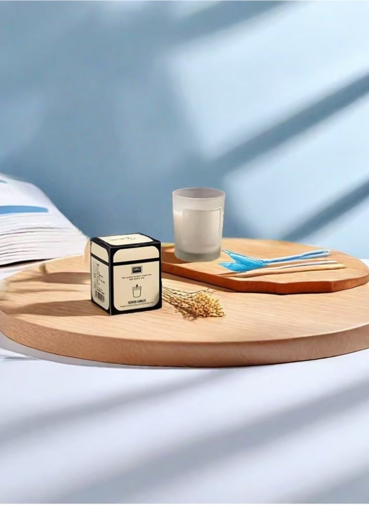 100% Natural Ingredients -Scented Candles / Aromatherapy Candle  (50g White Cup) Gift Set for Women for Home Scented,Natual Soy Candles Gifts for Anniversary, Birthday, Mother's Day, Bath,Spa, Meditation Cultivation Atmosphere   Cultivation Atmosphere  - Oud & Agarwood - Image 3