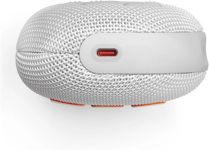 JBL Clip 5 Waterproof Bluetooth Speaker – Ultra-Portable, 12H Playtime, AURACAST (Multi-Speaker Connectivity), JBLCLIP5WHT, White - Image 2