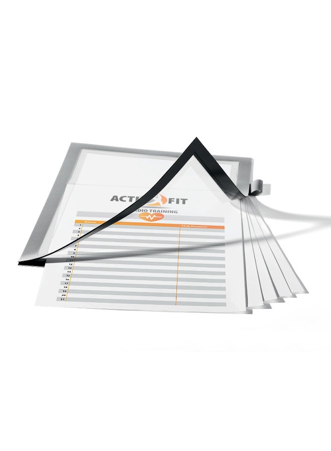 Durable Magnetic A4 File Folder Holder, Glass-Mount Document Frame for Cleaning Rotas & Registration Forms | Writeable A4 insert with pen holder, anti-glare, read both sides, Made in Germany - Image 5