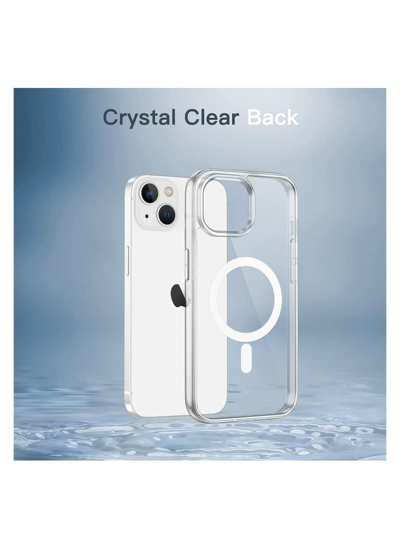 Generic - Clear Magnetic Case for iPhone 13 compatible with MagSafe magnetic charging. Slim design and soft touch, it provides strong protection against shocks and scratches, with a non-slip surface for better grip. It combines elegance and durability for optimal protection for your phone. - Image 1