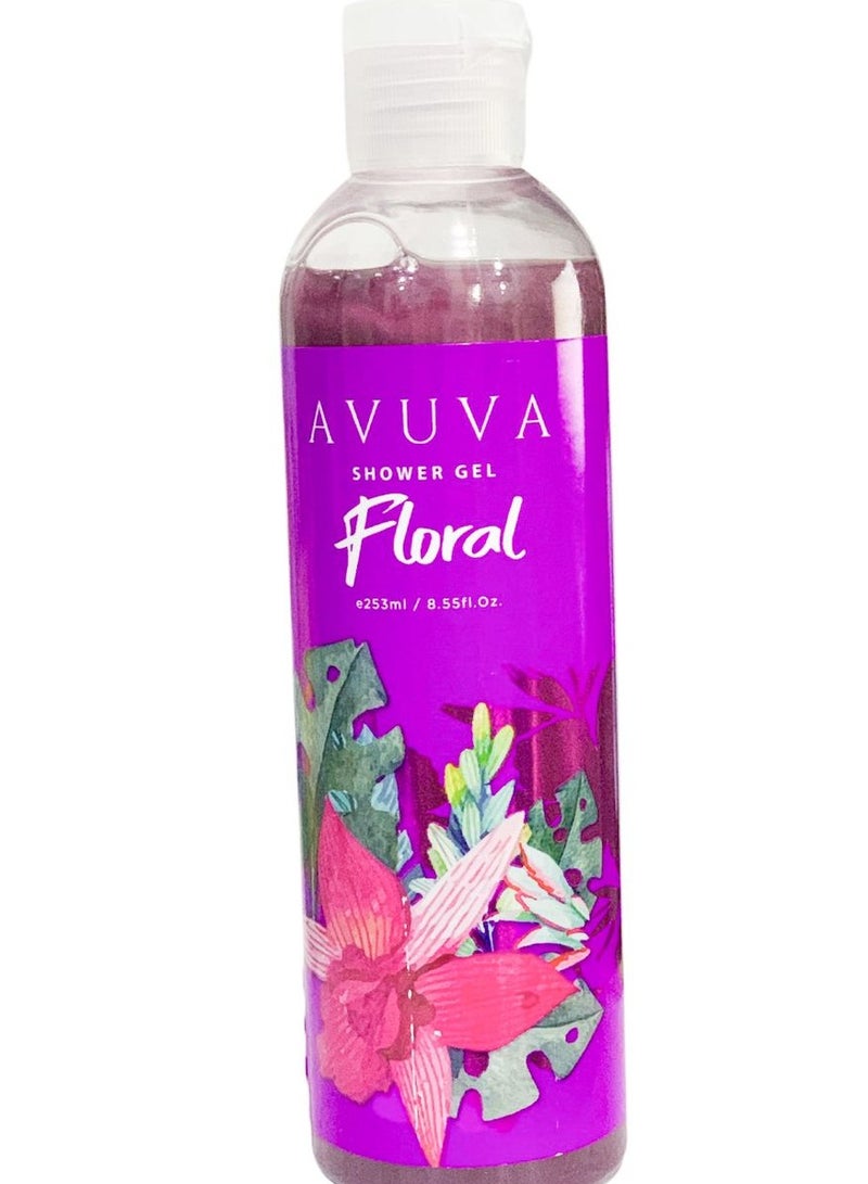 Avuva Avuva Floral Shower Gel Whit Shea Butter &  Argan Oil 253 ML - Image 1