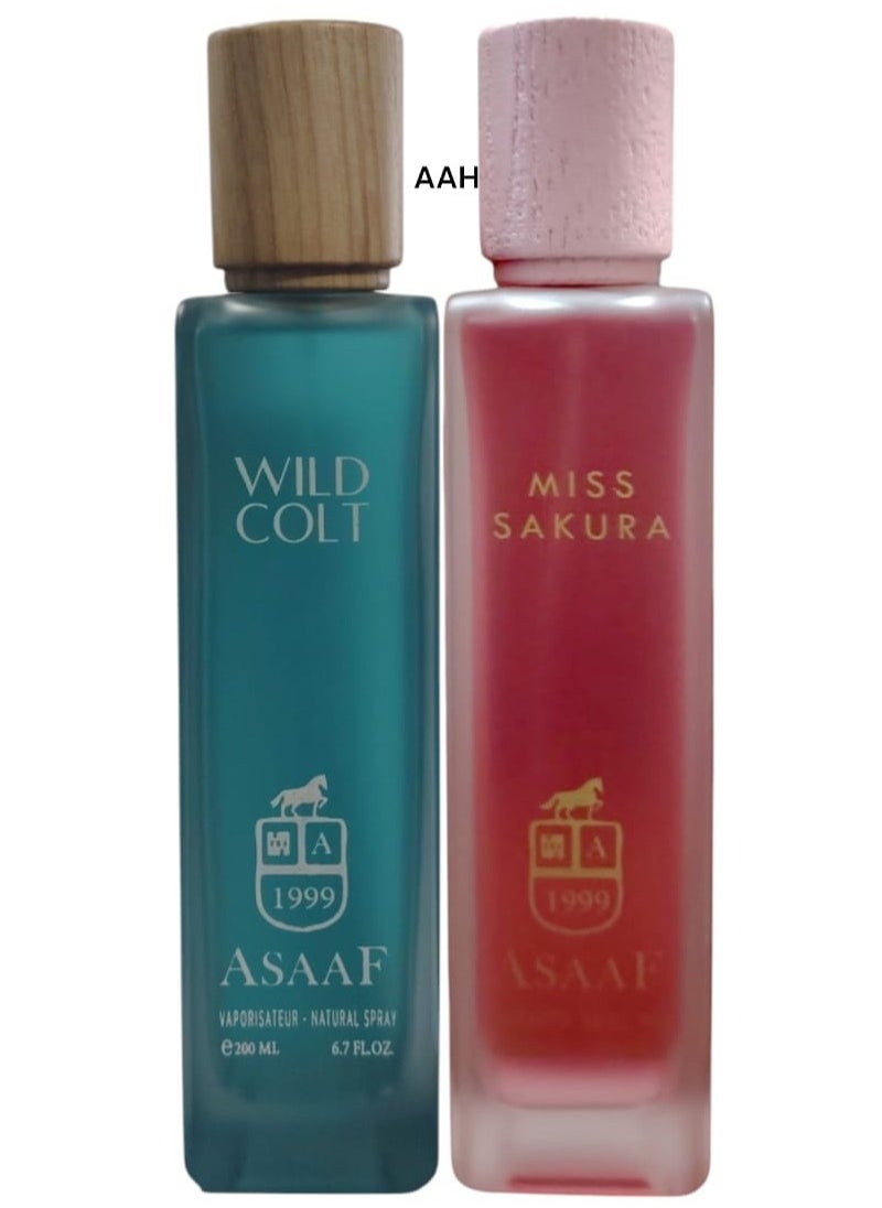 Wild Colt and Miss Sakura each bottle contains 200 ml - pzsku/Z13055F428A57B62E0CDFZ/45/_/1739310183/da31fe15-7de5-4671-8b65-507ee2820bde