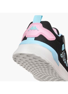 Kappa Girls' Pull Tab Detail Sports Shoes with Hook and Loop Closure  - Image 5