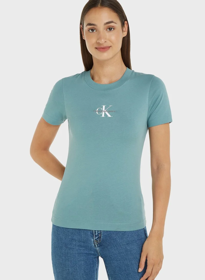 Calvin Klein Jeans Crew Neck Logo T-Shirt