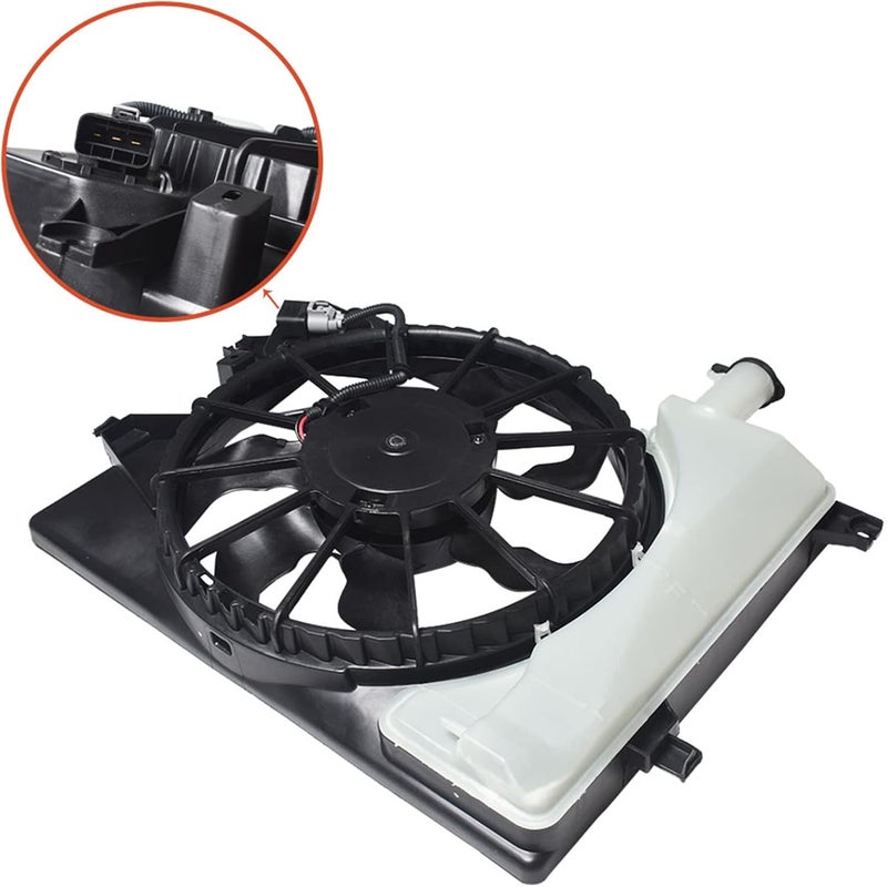 Silscvtt Radiator Cooling Fan Replacement for Elantra Hybrid 2014-2016 - Image 4