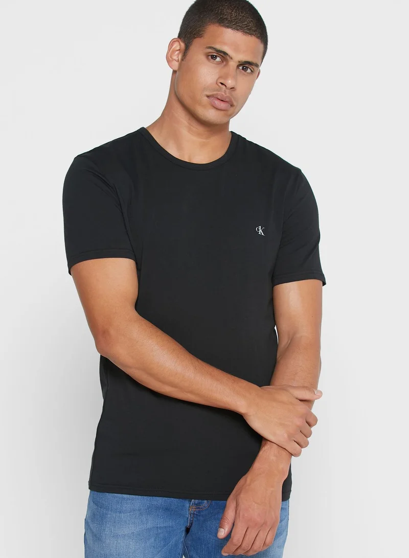 CALVIN KLEIN 2 Pack Essential Crew Neck T-Shirt